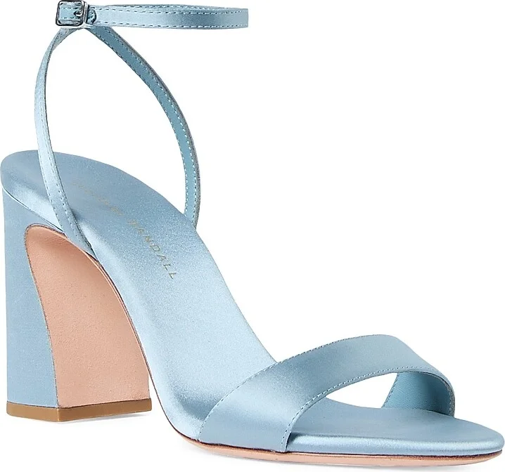 Women's Malia 90MM Curved Heel Sandals - Pale Blue - Size 11 - Image 2