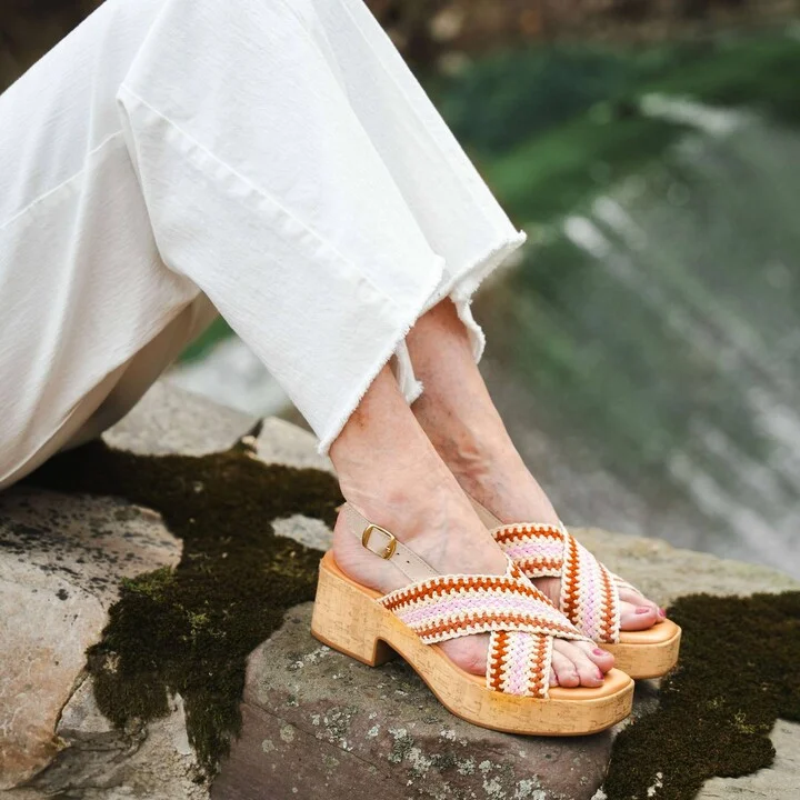 Women's Malin Sandal In Crochet