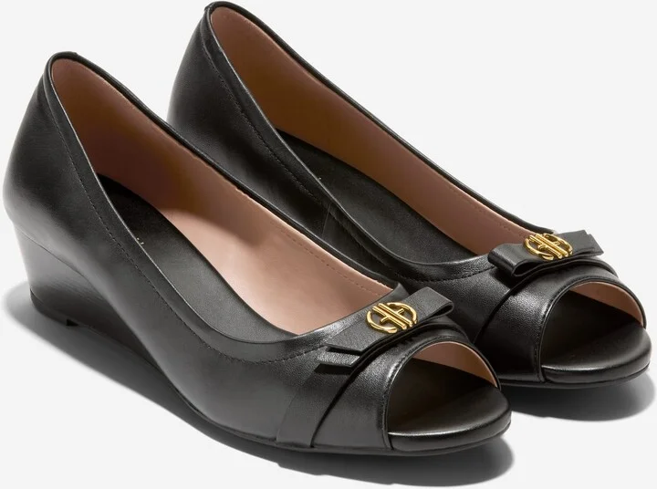 Women's Malta Peep Toe Wedges - Image 5
