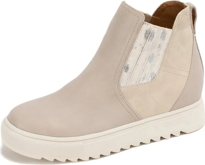 Women's Malvena Wedge Sneaker Boots In Beige