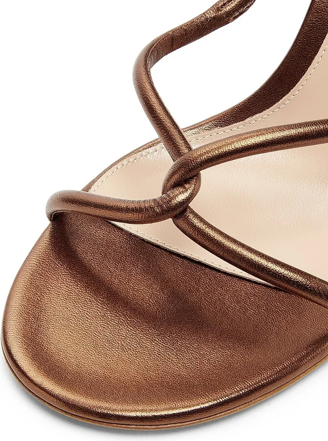 Women's Mamba 85MM Metallic Leather Sandals - Mekong - Size 5.5 - Image 10