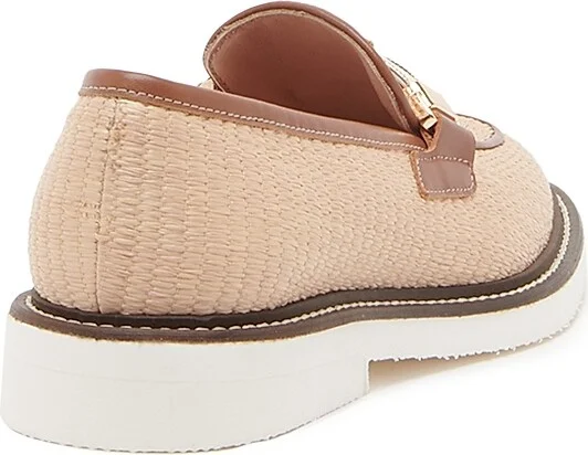 Women's Mannish Embellished Raffia Loafers - Desert Rodeo - Size 6.5 - Image 3