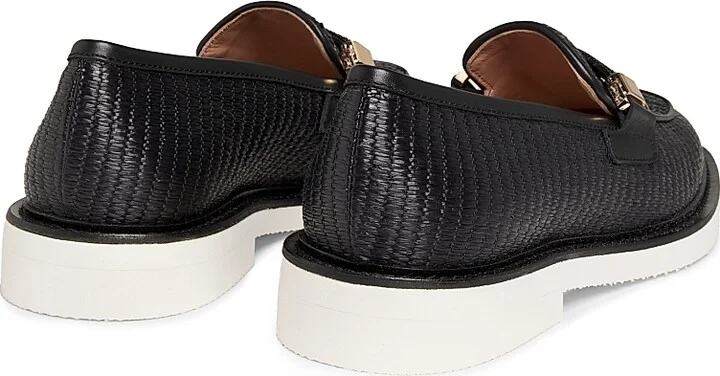 Women's Mannish Embellished Raffia Loafers - Desert Rodeo - Size 6.5 - Image 7