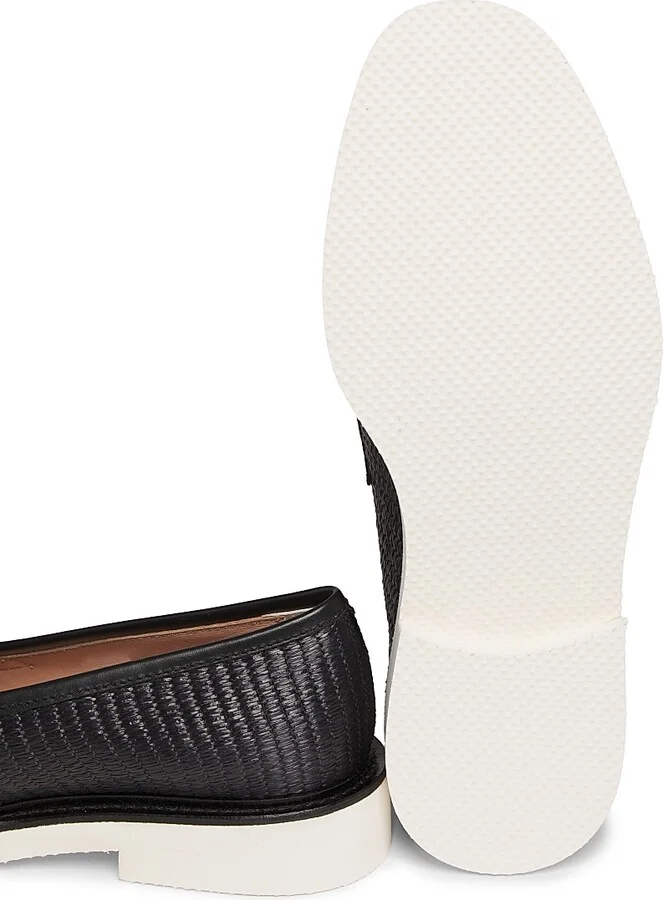 Women's Mannish Embellished Raffia Loafers - Desert Rodeo - Size 6.5 - Image 10