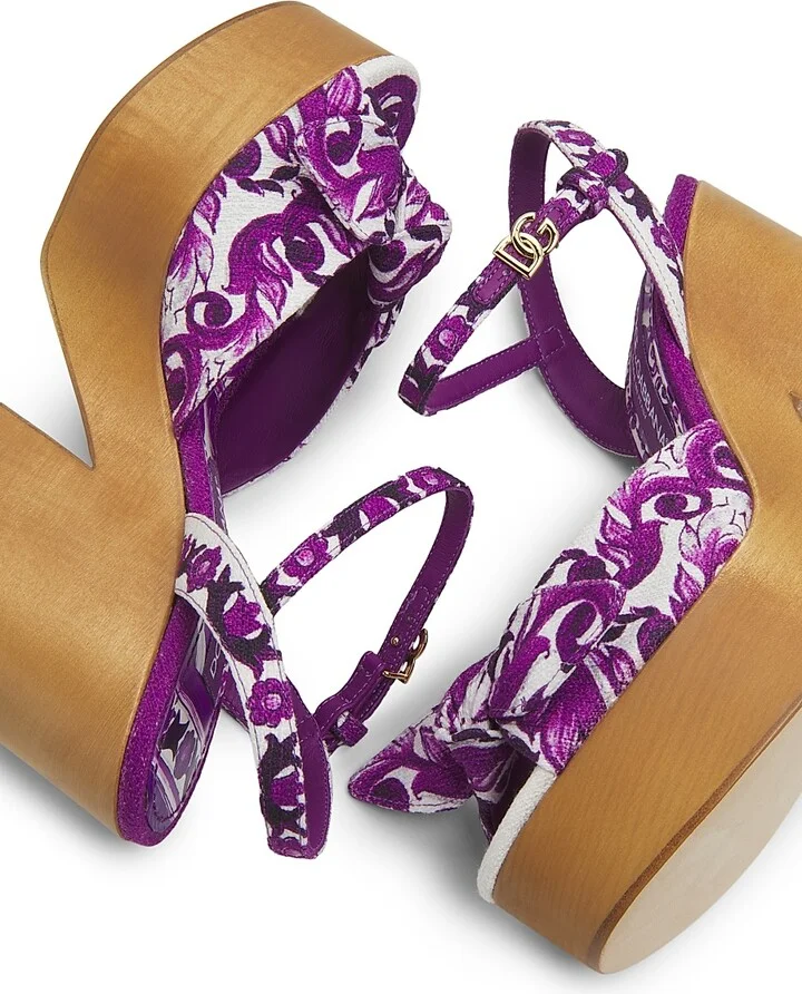 Women's Maoilica Platform Sandals - Maiolica Viola - Size 5.5 - Image 6
