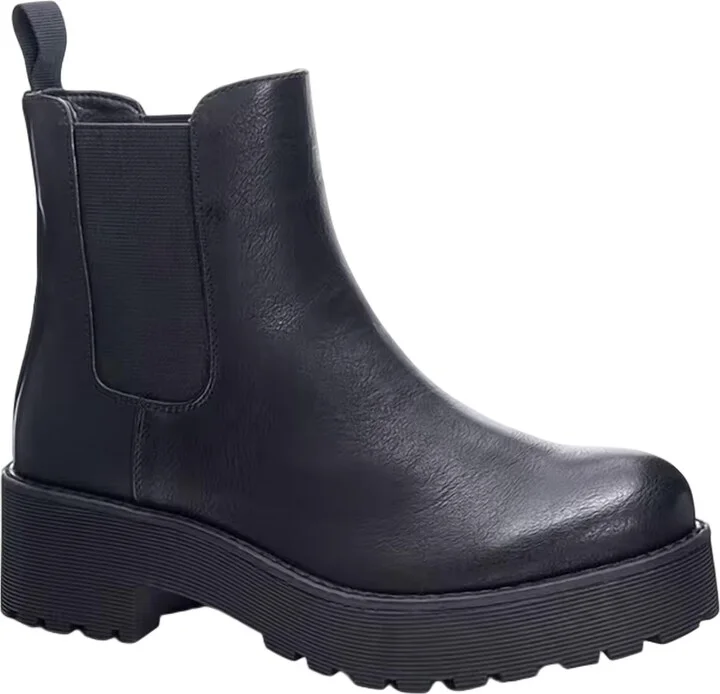 Women's Maps Platform Boots In Black