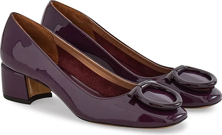 Women's Mara 40MM Patent Leather Pumps - Oxblood - Size 6 - Image 2
