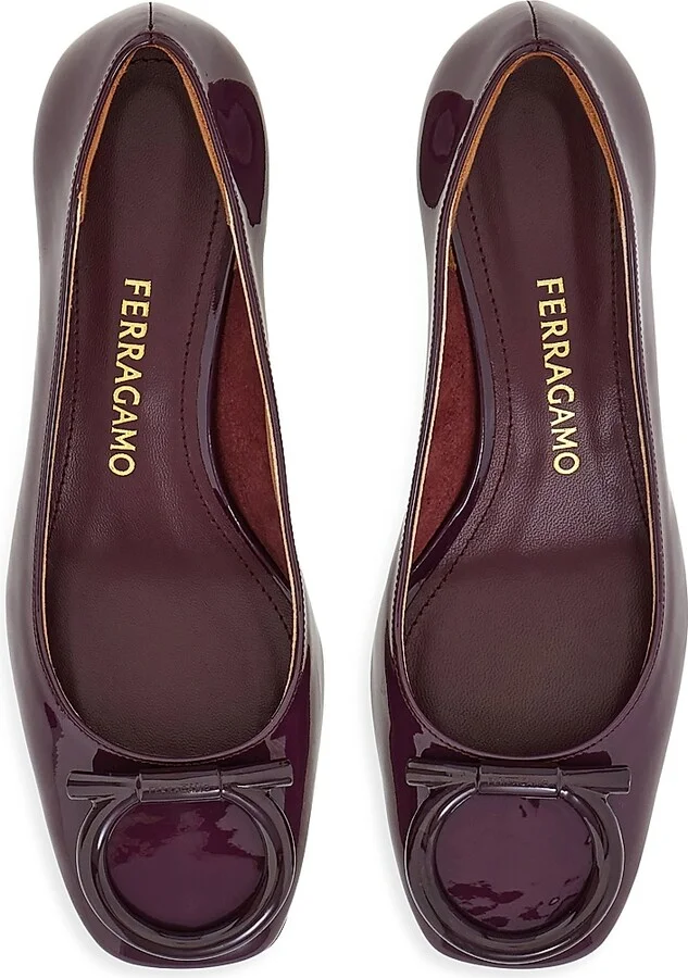 Women's Mara 40MM Patent Leather Pumps - Oxblood - Size 6 - Image 4