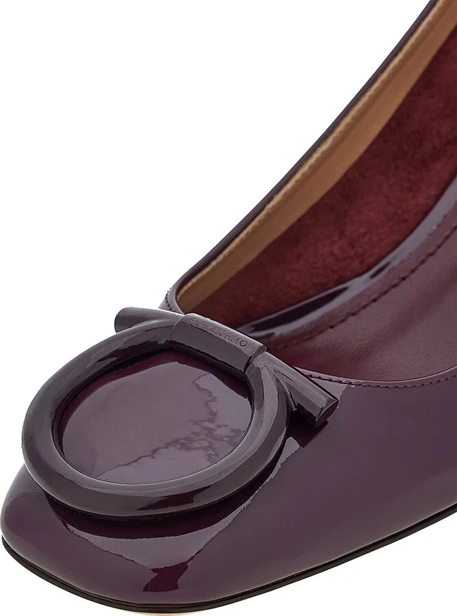Women's Mara 40MM Patent Leather Pumps - Oxblood - Size 6 - Image 5