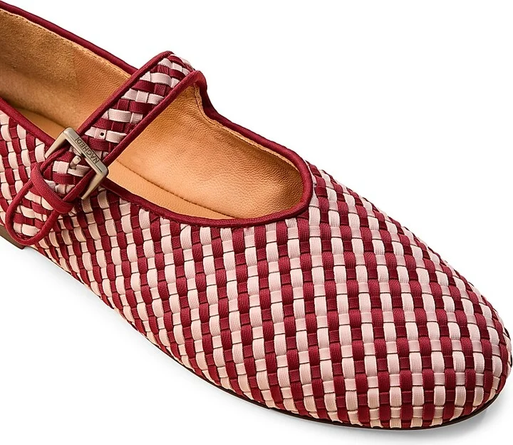 Women's Marais Striped Mary Jane Flats - Lychee - Size 11 - Image 3