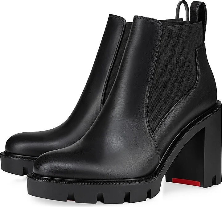 Women's Marchacroche Lug Booties - Black - Size 5 - Image 2