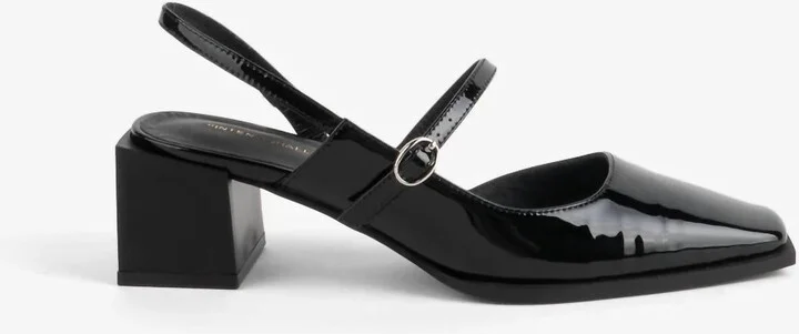 Women's Marche Slingback Vegan Mary Jane Sandals In Black