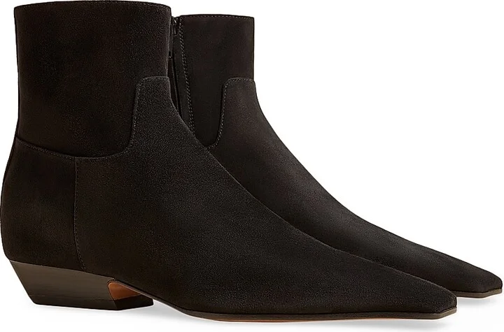 Women's Marfa 25MM Leather Ankle Boots - Black - Size 8 - Image 2