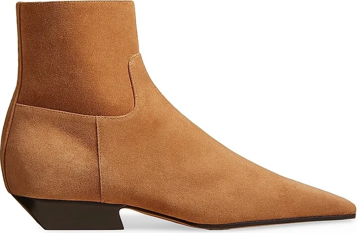 Women's Marfa 25MM Leather Ankle Boots - Black - Size 8 - Image 10