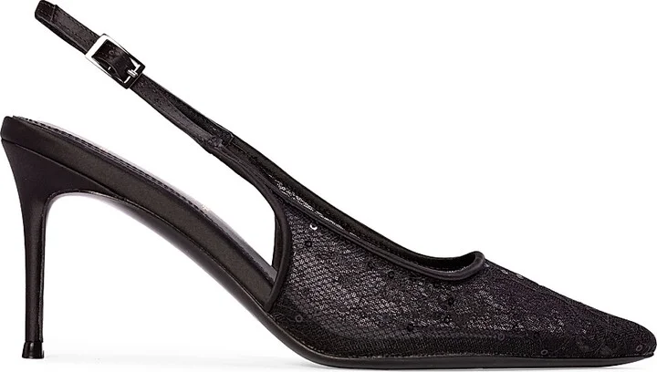 Black Sequin Lace