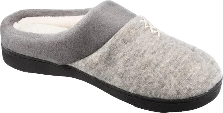 Women's Marisol Microsuede Hoodback Slipper In Heather
