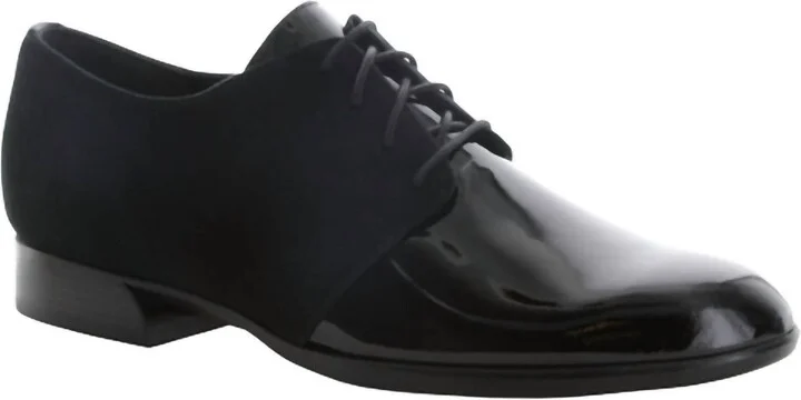 Women's Markella Lace Shoe In Black Patent/black Suede