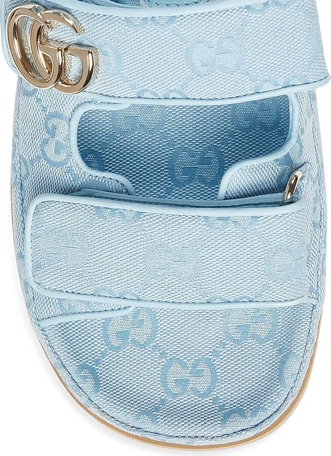 Women's Marmont GG Platform Sandals - Sky Blue - Size 8 - Image 4