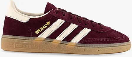 Womens Maroon Cream White Gold Handball Spezial Suede Low-Top Trainers Eur 38.5 / 5.5 Uk Women