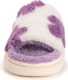 Women's Marsai Slide House Slipper, Purple, S (5-6), MUK LUKS - Image 2