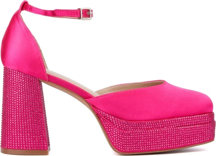 Women's Martine 2 Gemmed Platform Pump - Wide Width - Image 9