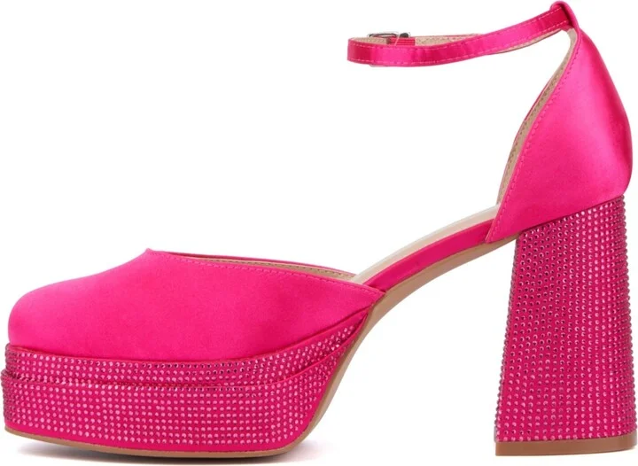 Women's Martine 2 Gemmed Platform Pump - Wide Width - Image 10
