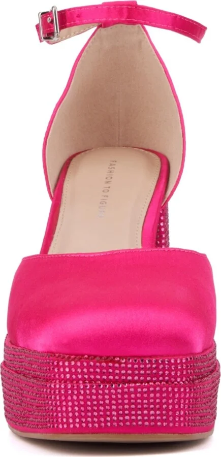 Women's Martine 2 Gemmed Platform Pump - Wide Width - Image 11