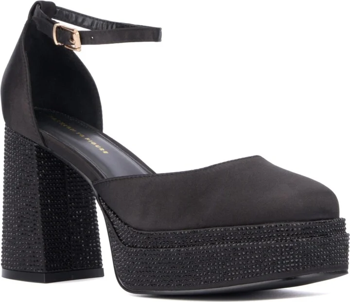 Women's Martine 2 Gemmed Platform Pump - Wide Width
