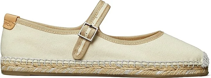 Women's Mary Jane Linen Espadrilles - Naturale - Size 10