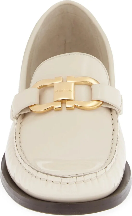 Women's Maryan Bit Patent Leather Loafer, Mascarpone