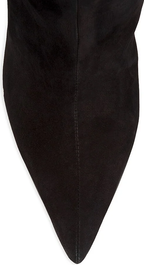 Women's Maryana Nubuck Knee-High Boots - Dark Chocolate - Size 5 - Image 8