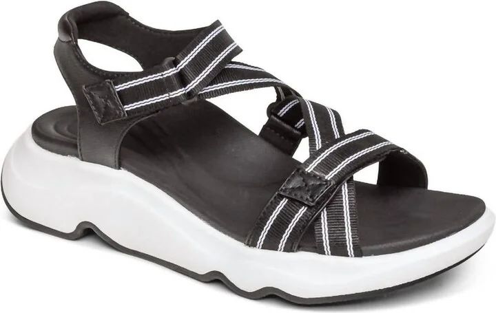 Women's Marz Sport Sandal In Black/white