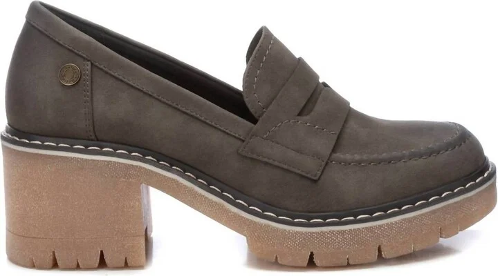 Women's Mask Detail Moccasins In Khaki