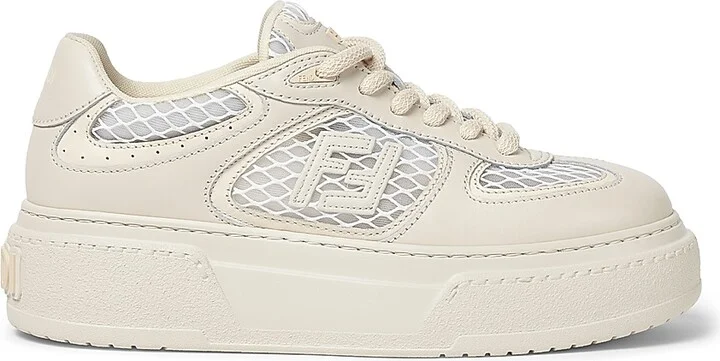 Women's Match Platform Sneakers - White Bianco - Size 5