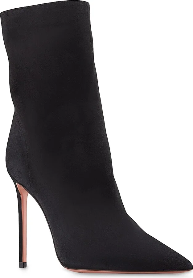 Women's Matignon Suede Booties - Black - Size 9 - Image 2