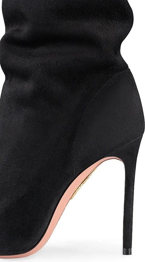 Women's Matignon Suede Booties - Black - Size 9 - Image 3