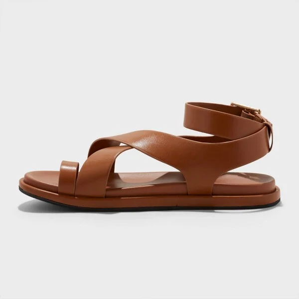 Women's Matilda Ankle Wrap Toe Ring Sandals - Universal Thread™ : Cushioned Footbed, Flexible Outsole, Pull-On Style - Image 2
