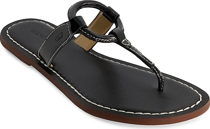 Women's Matrix 2 Ring Thong Sandals - Black Patent - Size 6 - Image 2