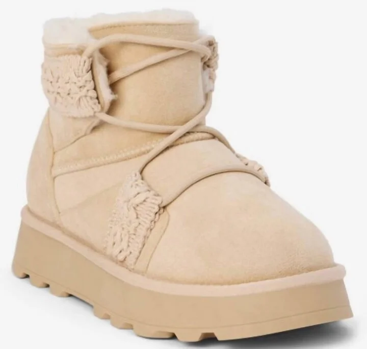 Women's Matterhorn Platform Bootie In Natural