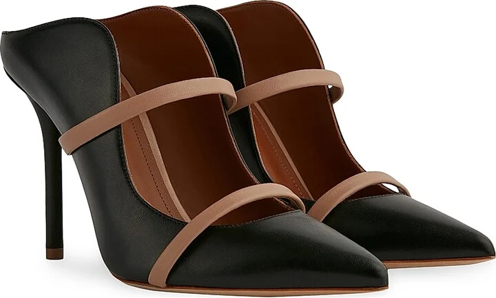 Women's Maureen 100MM Leather Mules - Black - Size 6 - Image 3