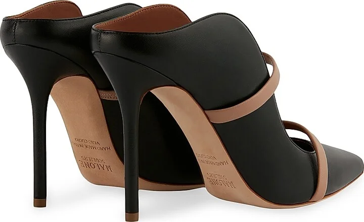 Women's Maureen 100MM Leather Mules - Black - Size 6 - Image 4