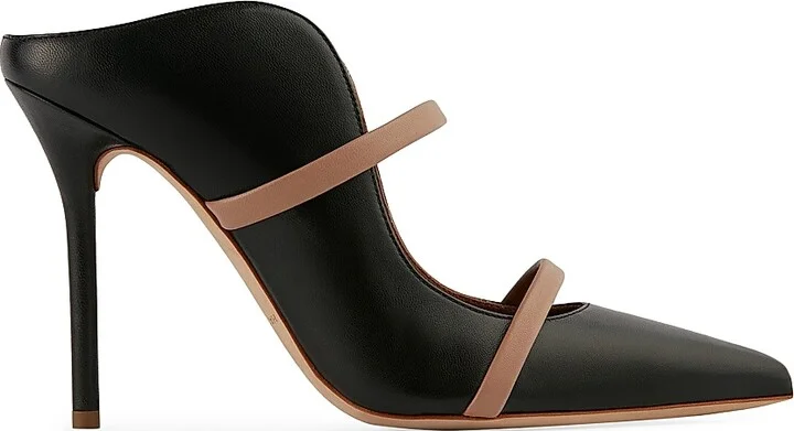 Women's Maureen 100MM Leather Mules - Black - Size 6