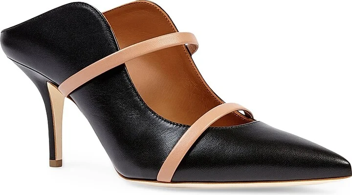 Women's Maureen 70MM Leather Mules - Black - Size 5 - Image 3