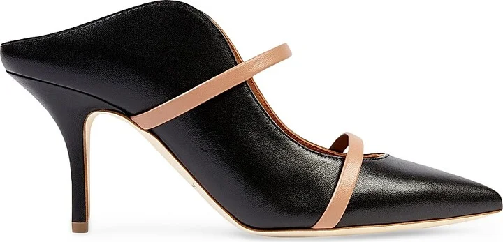 Women's Maureen 70MM Leather Mules - Black - Size 5