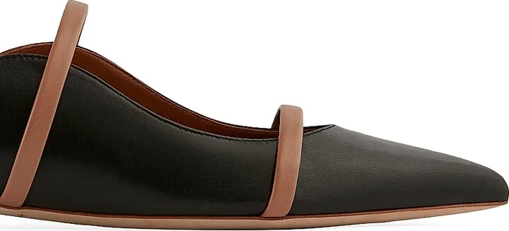 Women's Maureen Leather Flat Mules - Black - Size 5.5 - Image 5