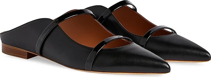 Women's Maureen Leather Flat Mules - Pink - Size 7.5 - Image 6