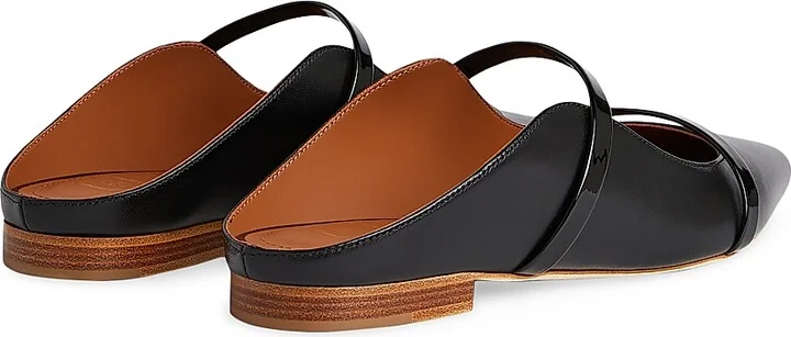 Women's Maureen Leather Flat Mules - Pink - Size 7.5 - Image 7