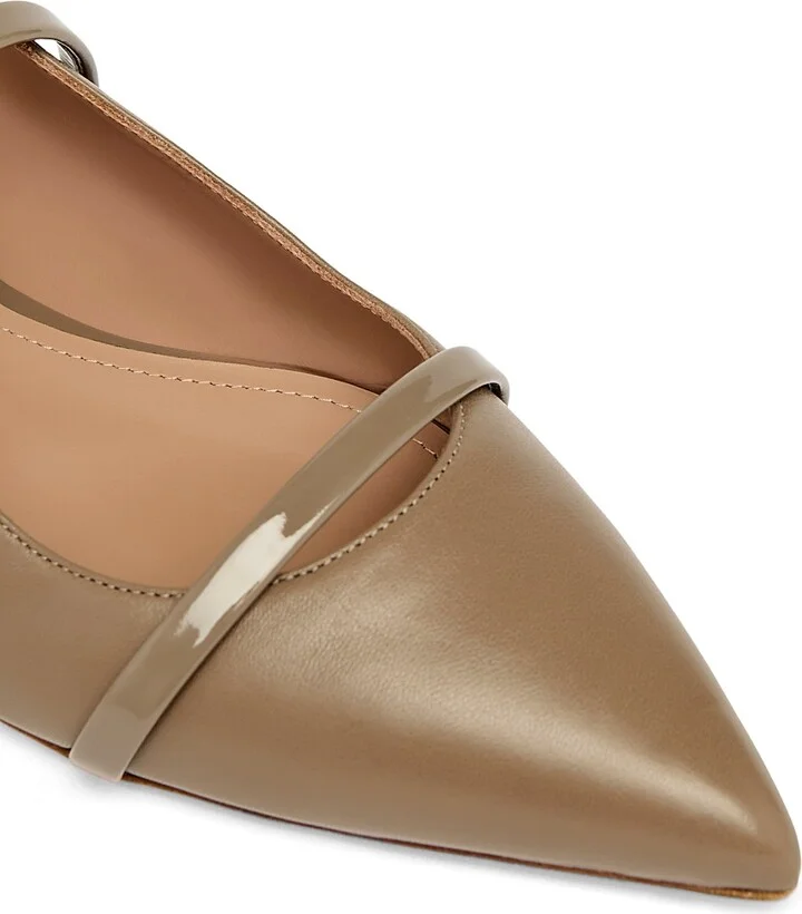 Women's Maureen Leather Flat Mules - Tobacco - Size 7 - Image 8