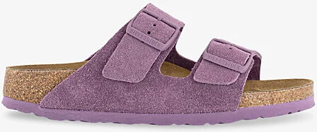 Womens Mauve Arizona Two-Strap Suede Sandals Eur 39 / 6 Uk Women