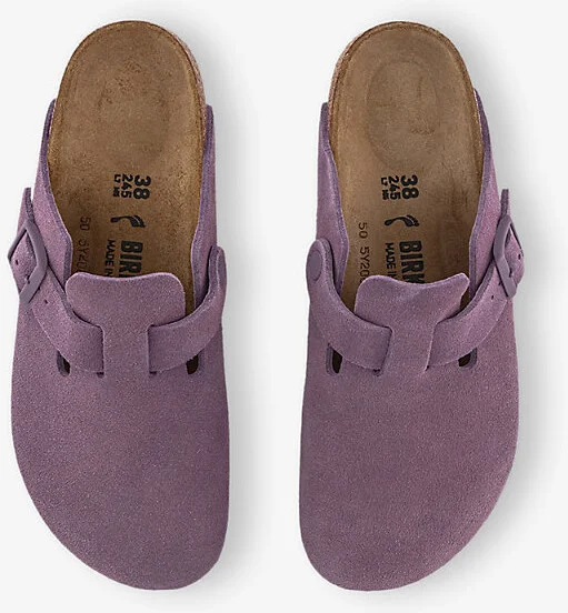Womens Mauve Boston Suede Clogs Eur 39 / 6 Uk Women - Image 2